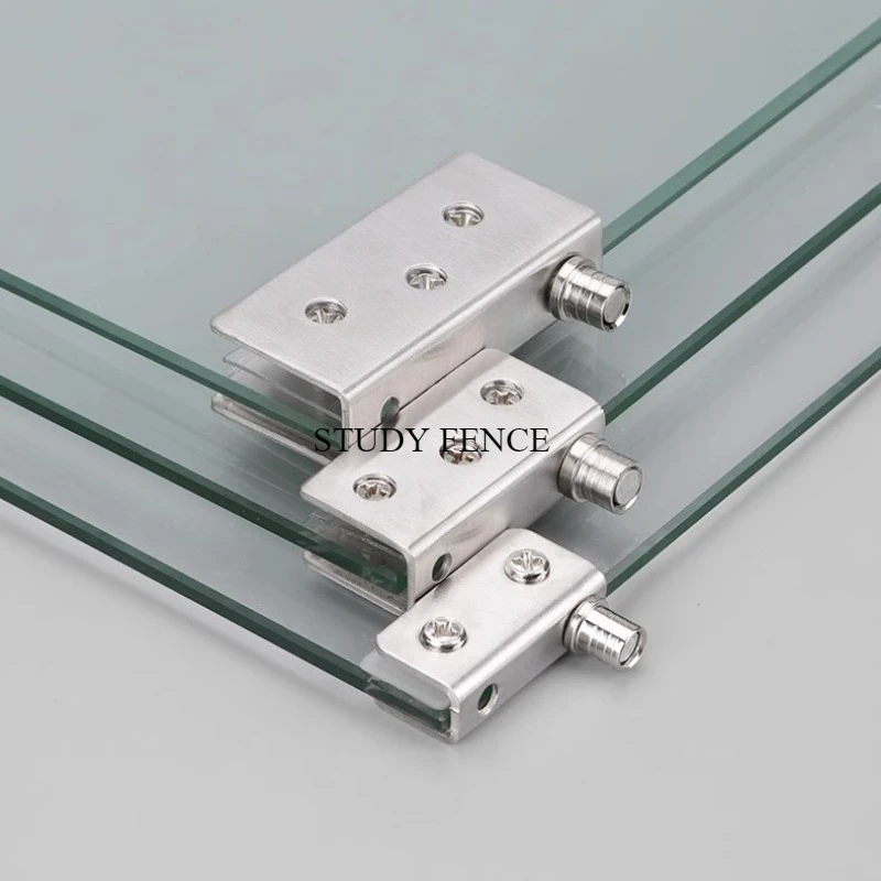 Glass Door Hinge - 2 Set Stainless Steel Glass Hinges