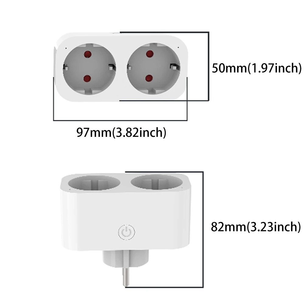 BORUIDAPLS WiFi Smart socket E - đánh giá và giá Timer Dual Outlet