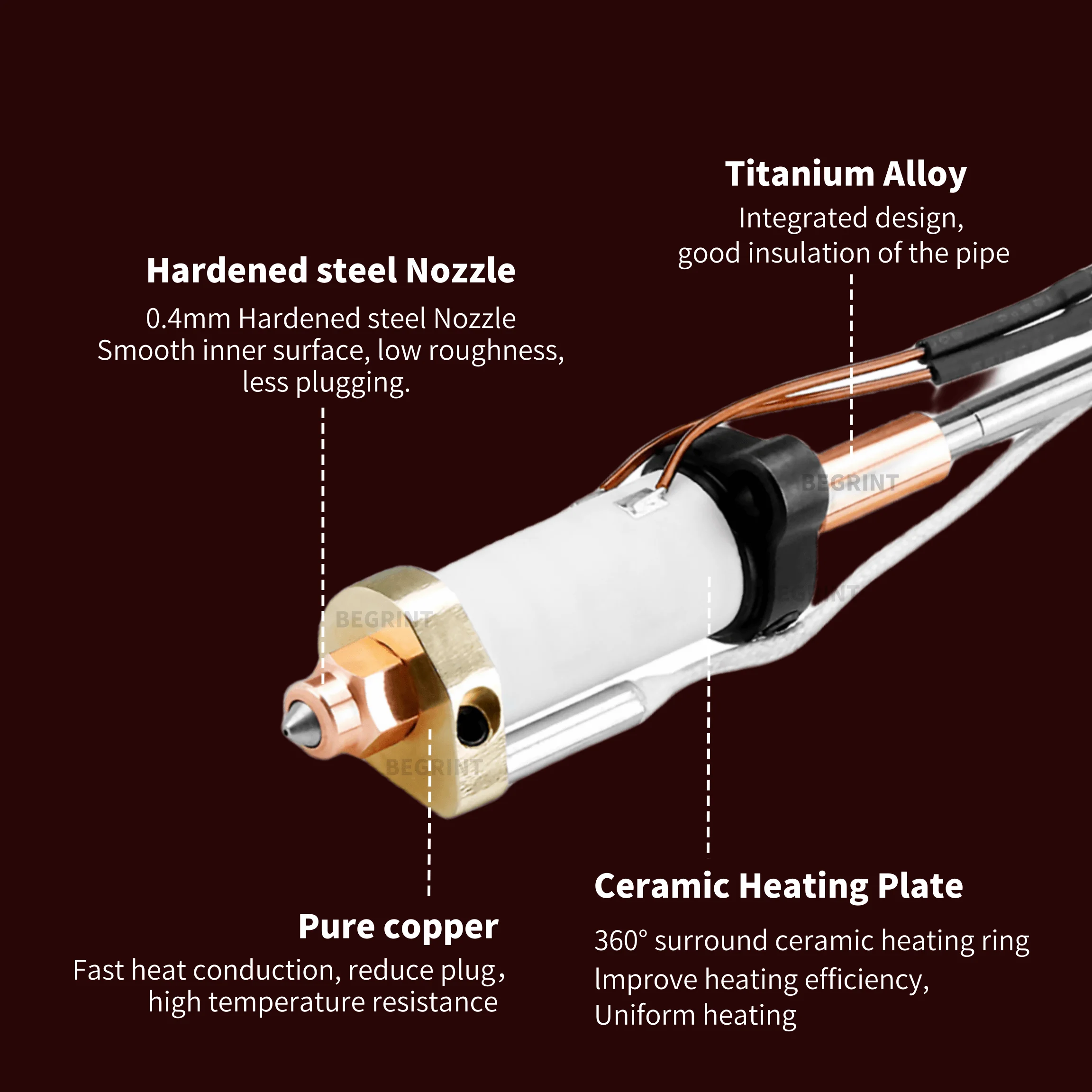 High Temp Ceramic Heater Hoten - đánh giá và giá Ceramic Heat Emitter