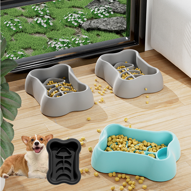 Pet Dog Slow Feeder Bowl Puppy - đánh giá và giá Royal Canin Food Medium